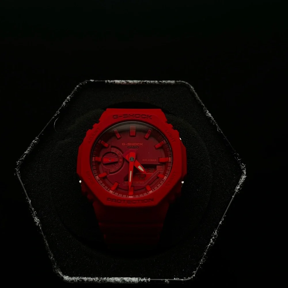 G-Shock Black Smartwatch Case Rugged Design